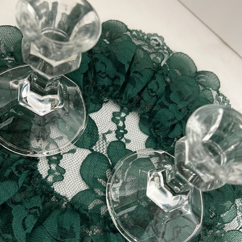 CANDLE HOLDERS, GLASS - Picture 11 of 17